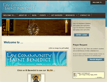 Tablet Screenshot of laybenedictines.org